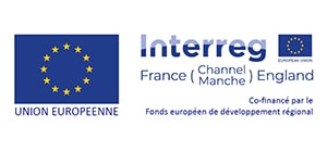 Logo de l'Union Européenne et Interreg